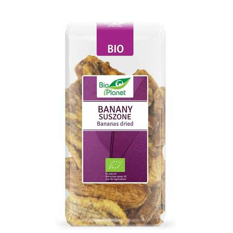 BANANY SUSZONE BIO 150 G BIO PLANET JaglankaDelikatesy Pl