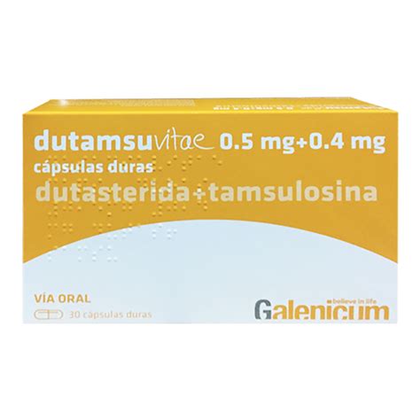 Dutamsuvitae Dutasterida 0 5 mg Tamsulosina 0 4 mg 30 Cápsulas