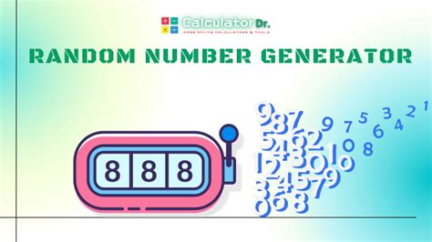 Random Number Generator - CalculatorDr.com