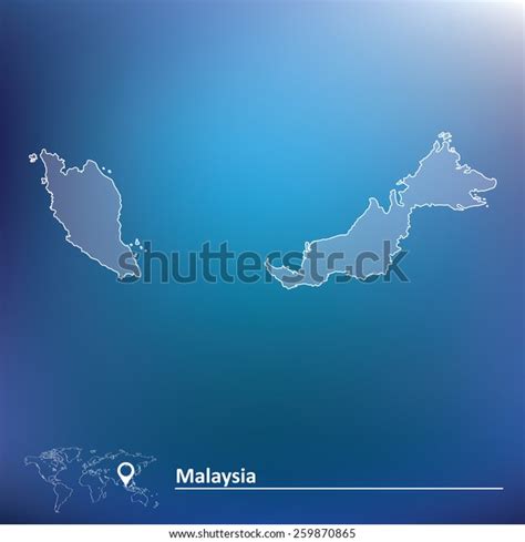 Map Malaysia Vector Illustration Stock Vector Royalty Free 259870865