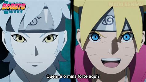 Boruto Vs Mitsuki Luta Final Do Exame Chunnin Boruto Episódio 226 Youtube