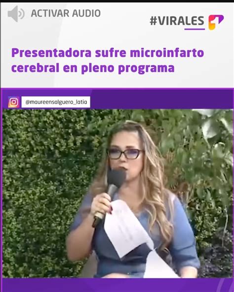 Conductora De Televisi N Sufre Un Infarto Cerebral En Plena Transmisi N