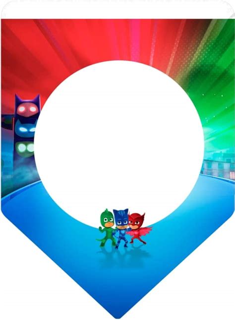 Kit festa PJ Masks 30 modelos para imprimir 100 grátis