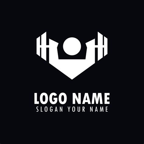 Vector logo design for fitness club 11351917 Vector Art at Vecteezy