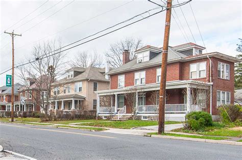 Residential street in Gettysburg, PA