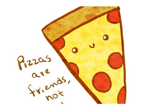 Pizza Drawing Cute Kawaii Pizza - Clip Art Library