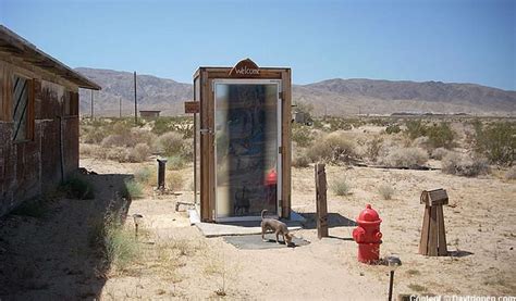 Glass Outhouse Art Gallery 29 Palms Unique Artworks