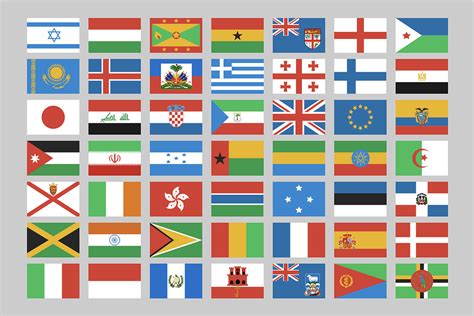 World Flags Custom Designed Icons Creative Market