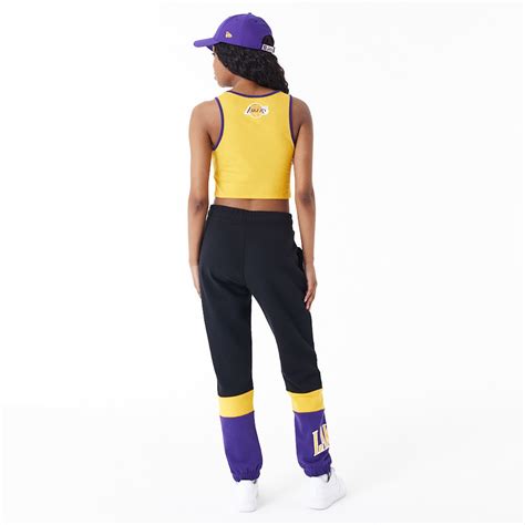 Camiseta Crop De Mujer Los Angeles Lakers Team Wordmark New Era · New