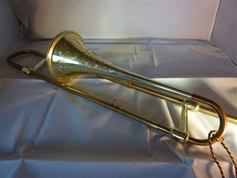 The Golden Trombone With Box Emenee Musical Toy By Dkcollectibles