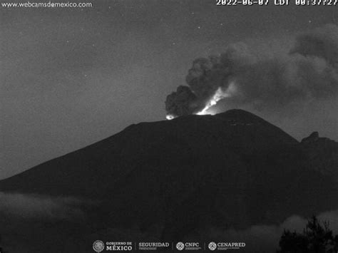 Popocatepetl Volcano Erupts After More Than A Month Of Quiescence