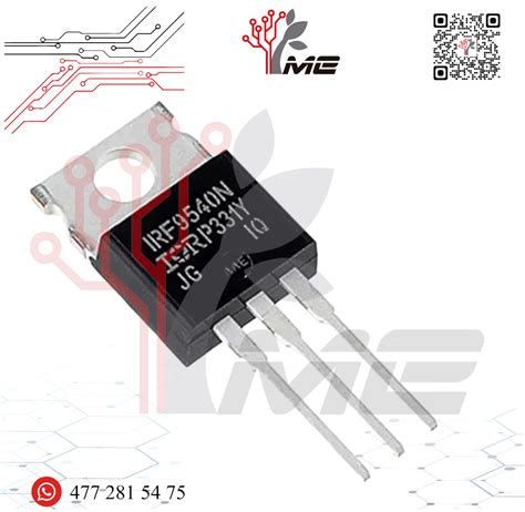 TRANSISTOR MOSFET CANAL P Corto Circuito