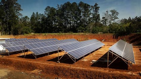 Time Lapse Constru O Da Usina Fotovoltaica Da Ufsm Youtube