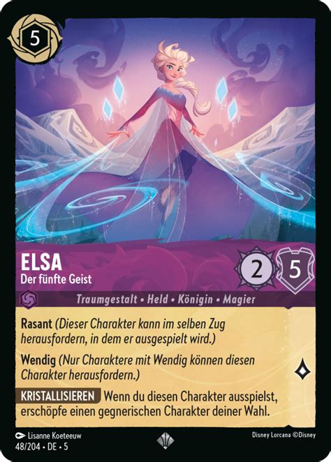 Elsa The Fifth Spirit Mushu Report Lorcana Wiki