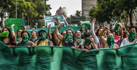 Llega a CDMX la manifestación de la Marea Verde Noticias Diario