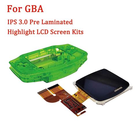 IPS V3 Pre Laminated Screen LCD Kits For GBA Highlight IPS LCD Screen