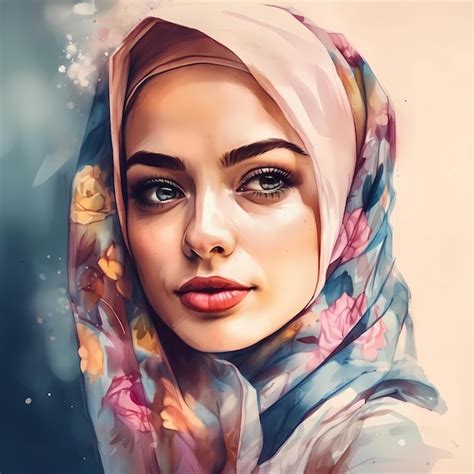 Premium Photo Beautiful Arabic Muslim Woman With Hijab Portrait