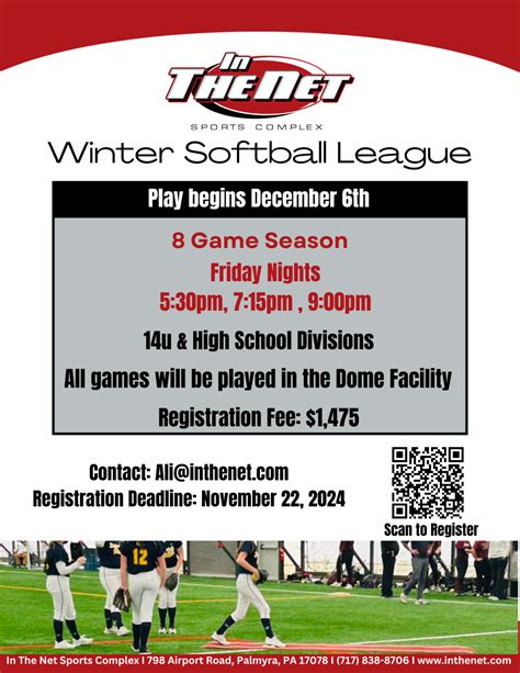 Softball Leagues – In The Net Sports Complex