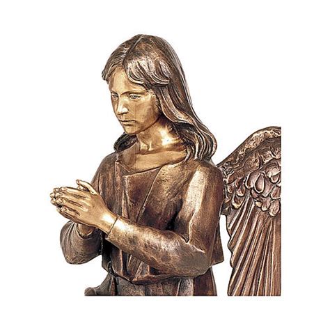 Statue Ange En Pri Re Bronze Cm Pour Ext Rieur Vente En Ligne Sur