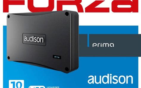 Product Spotlight New AP F1D Forza From Audison Canadian Mobile Audio