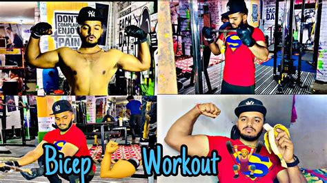 Bicep 💪 Workout 🏋️‍♀️ New Vlog Daily Vlog Gym Vlog Ziddi