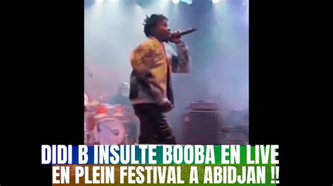 Didi B S En Prend A Booba En Plein Festival A Abidjan Youtube