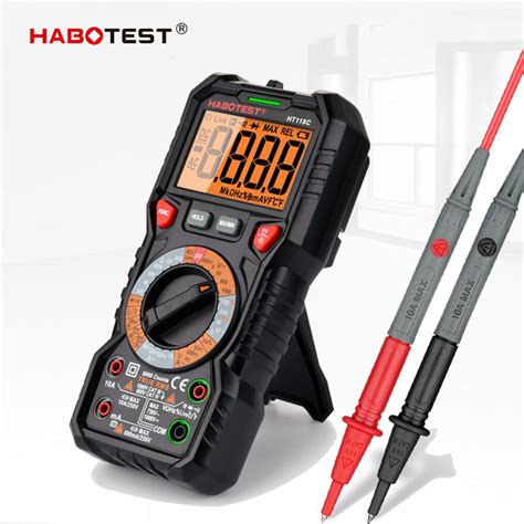 HABOTEST HT113 Multimeter Digital Professional 600V UA MA AC DC Ohm