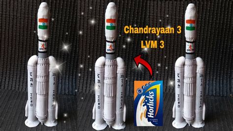 How To Make Chandrayaan Rocket Model Launch Of Lvm M Diy