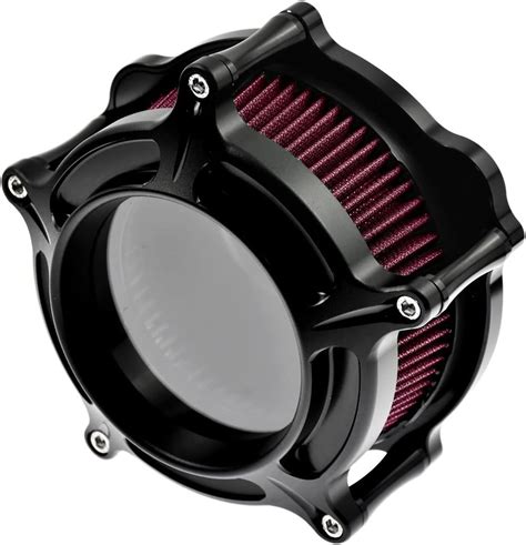 Hdbubalus Motorcycle Cnc Air Filter Air Cleaner Intake System Fit For