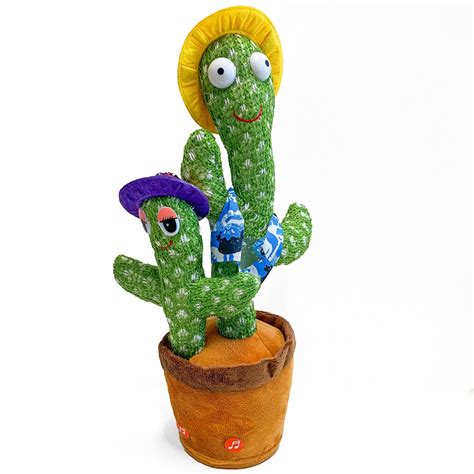 ᐉИнтерактивная игрушка Dancing Cactus TikTok Танцующий и поющий кактус ...