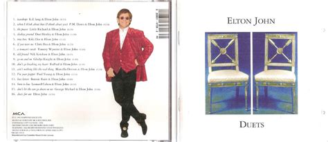 Elton John Duets Cd Nov Mca Nice He Ebay