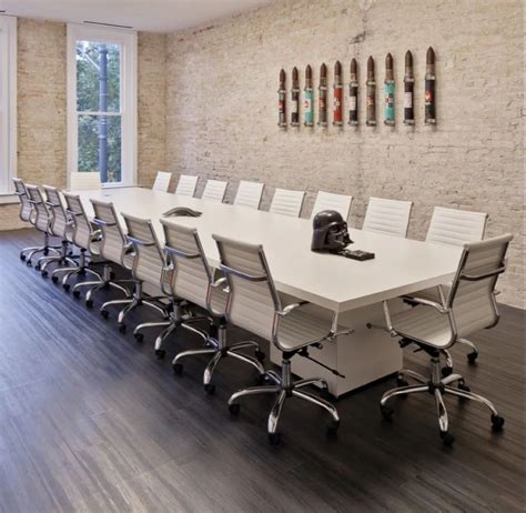 White Wooden Office Conference Table Seating Capacity At