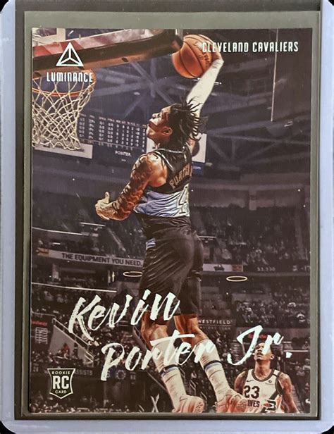 Kevin Porter Jr 2019 20 Panini Chronicles Luminance Basketball