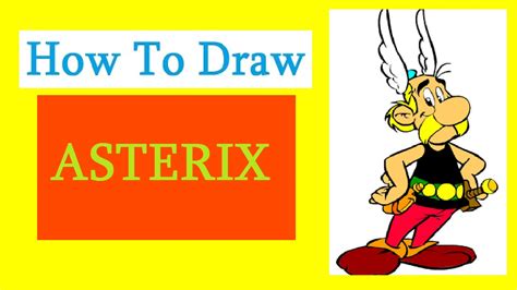 How To Draw An Asterix Youtube