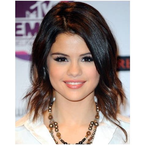 Selena Gomez Medium Hairstyles 2012 Liked On Polyvore Medium Hair