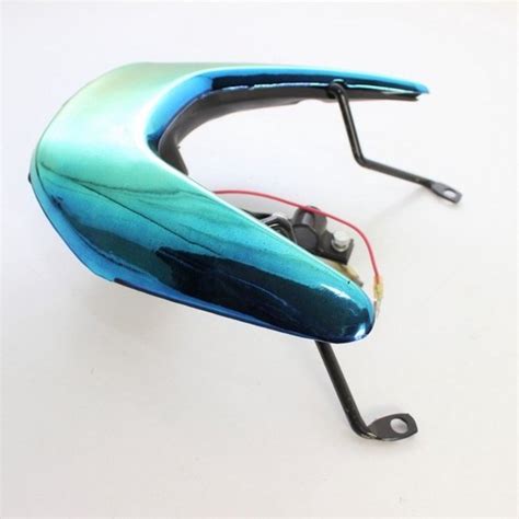 Buddyseat Spoiler Blauw Inkl 7 LED Remlicht Voor Yamaha Aerox MBK