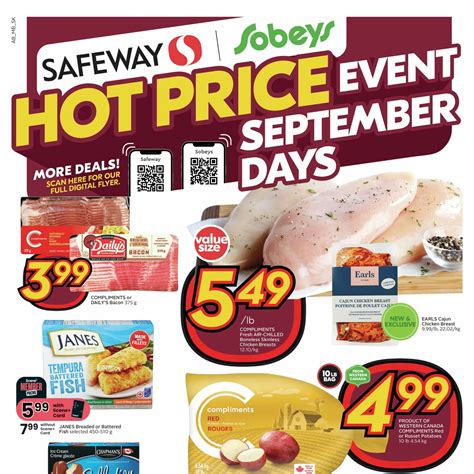 Sobeys Weekly Flyer Weekly Savings Hot Price Event Ab Sk Mb Sep