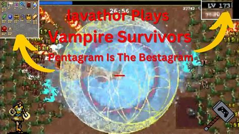 Lavathor Plays Vampire Survivors Pentagram Is The Bestagram Youtube