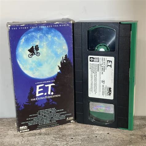 ET VHS THE Extra Terrestrial 1982 MCA rare édition collector verte EUR