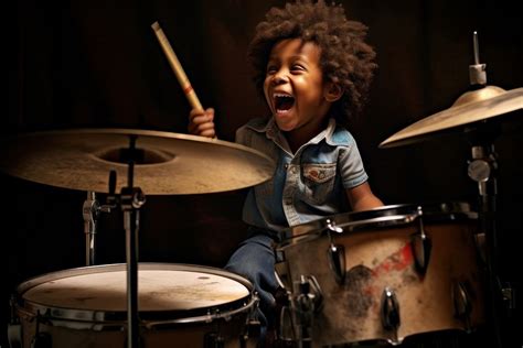 African American kid drums percussion | Premium Photo - rawpixel