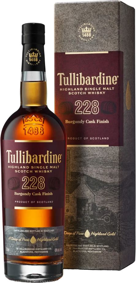 WHISKY TULLIBARDINE 228 BURGUNDY CASK FINISH 0 7L 43 Sklep ALEEKS