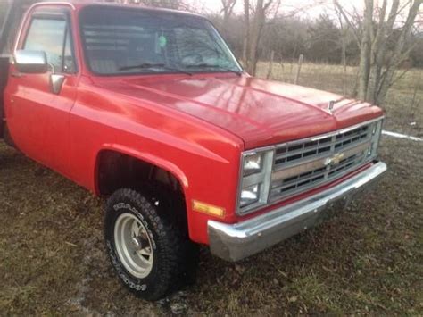 1986 Chevrolet K10 Custom Deluxe 4x4 62 Detroit Diesel Extra Bed No