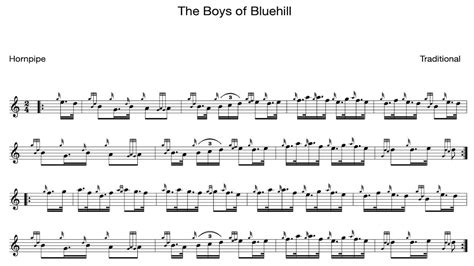 Boys Of Bluehill Bagpipe Sheet Music Learn Boys Of Bluehill Bagpipes