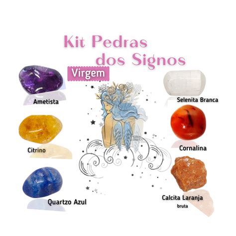 Pedra Do Signo De Virgem Kit Pedras Naturais Shopee Brasil