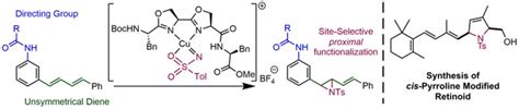 Siteselective Nitrene Transfer To Conjugated Olefins Directed By