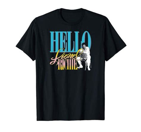 Lionel Richie Hello T Shirt Is It Me That You Re Looking For Lionel