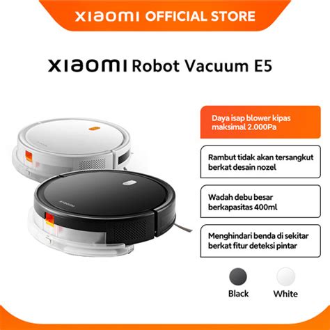 Promo Official Xiaomi Robot Vacuum E5 Vacuum Cleaner Otomatis Ringkas