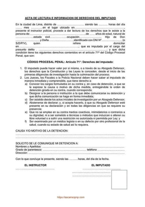 Actas De Intervención Policial Manual De Documentación Policial