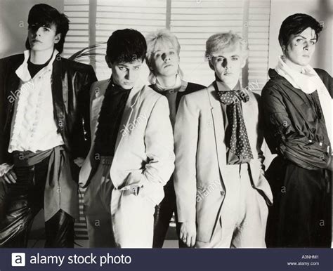 stock image duran duran promotional photo  uk pop