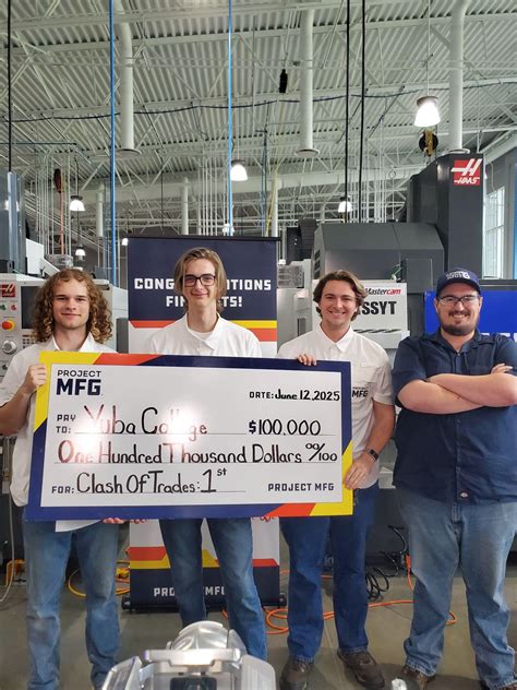 Yuba College Manufacturing Team Wins National Championship In Project